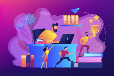 Liderlik kavramı vektör illüstrasyonu.