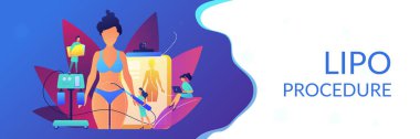Liposuction kavramı banner başlığı.