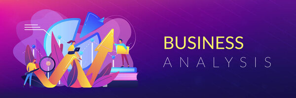 Business analysis it header or footer banner