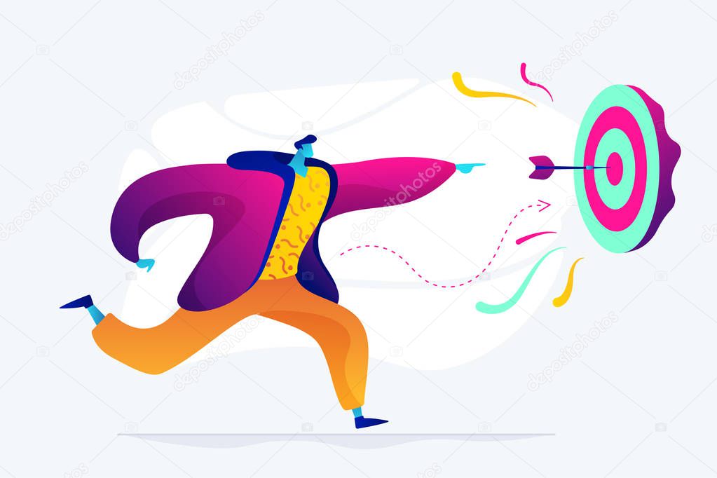 Business strategy concept vector illustration.