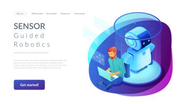 Robot yazılım isometric3d açılış sayfası.