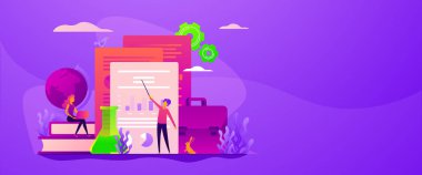 Beyaz Kağıt Web afiş kavramı.