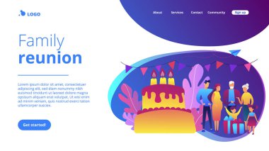 Aile geleneği iniş sayfası.