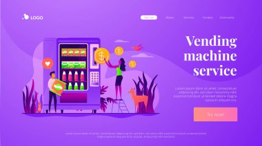 Otomat servisi açılış sayfası şablonu.