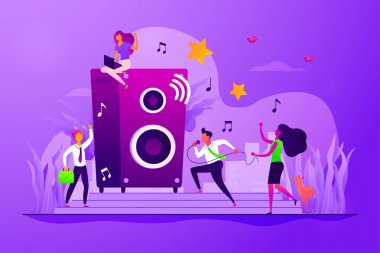 Office eğlence kavramı vektör çizim