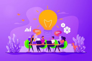 Kavram vektör çizim beyin fırtınası