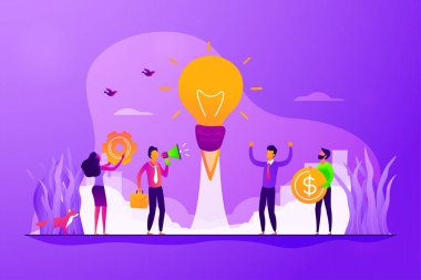 İş fikir kavramı vektör çizim