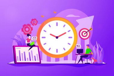 Verimlilik kavramı vektör çizim