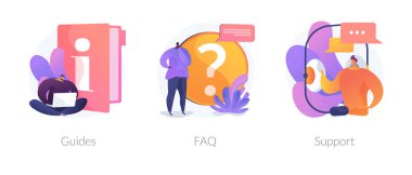 Web sitesi elemanları vektör konsepti metaforları.