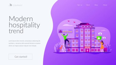 Lifestyle otel açılış sayfası şablonu