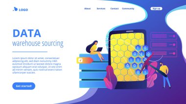 Veri madenciliği kavramı iniş sayfası.