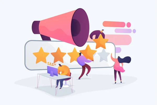 Rating concept vector illustratie — Stockvector