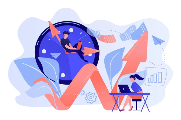 Productivity concept vector illustration. — Stock Vector