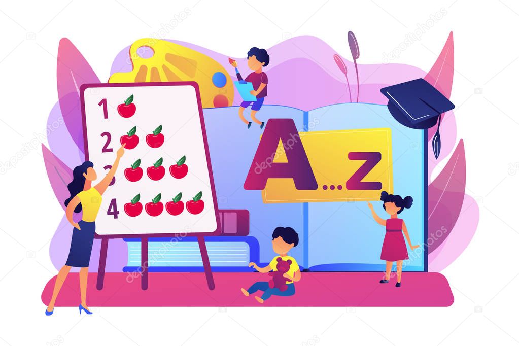 Early education concept vector illustration