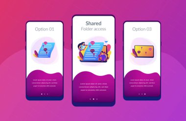 Paylaşılan belge uygulaması arabirimi şablonu.