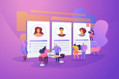 İş görüşmesi konsept vektör çizimi