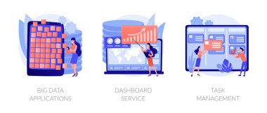 Big data analysis and tools vector concept metaphors