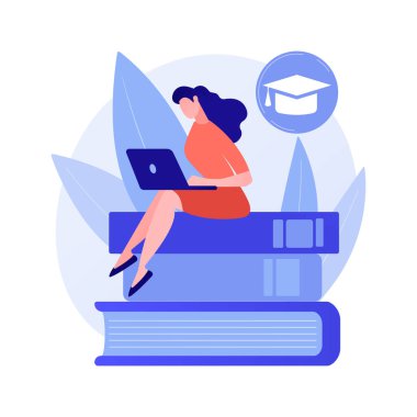 Kişisel eğitim vektörü konsepti metaforu