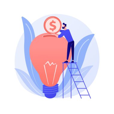 Sermaye yatırım vektörü metaforu