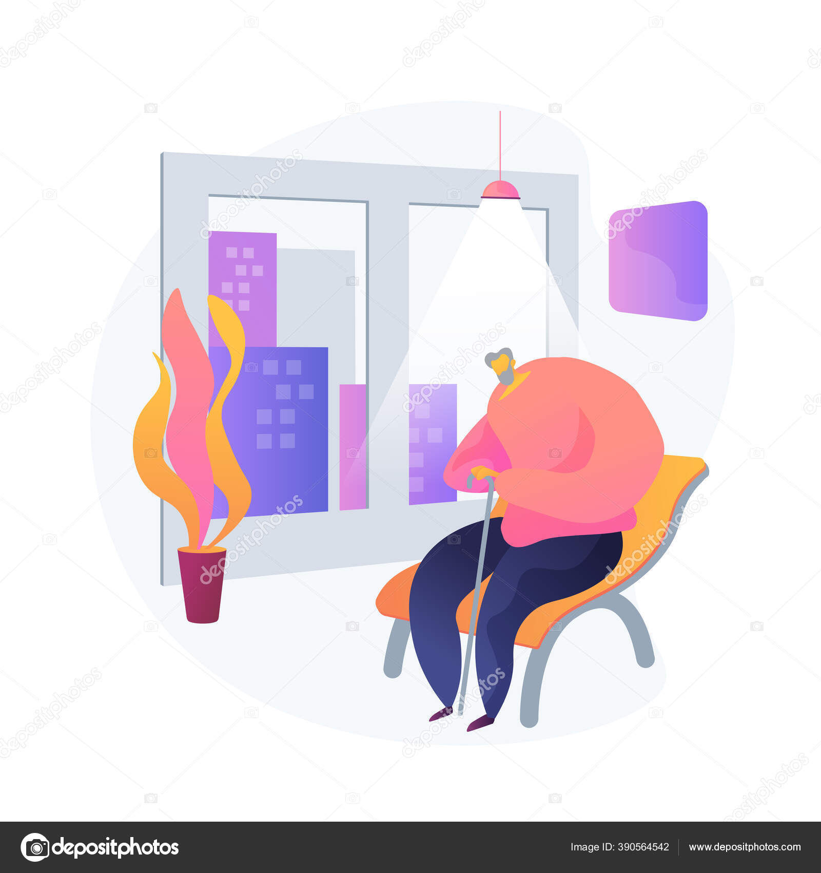 Loneliness Elderly People Older Adults Isolation Problem Senior Man Cartoon Stock Vector Image by ©VisualGeneration #390564542 Loneliness Elderly People Older Adults Isolation Problem Senior Man Cartoon Stock Vector Image by ©VisualGeneration #390564542