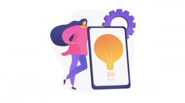 Dijital strateji 4K döngü canlandırması