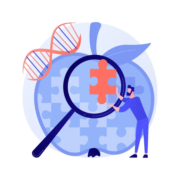 Modificación Del Genoma Alteración Secuencia Adn Ciencia Futura Estudio Biotecnología — Vector de stock