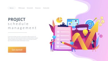 Kâr büyüme stratejisi fikri. İş geliştirme çözümü. Proje planlaması, proje planı oluşturma, proje programı yönetim kavramı. Web sitesi indirme web sayfası şablonu.