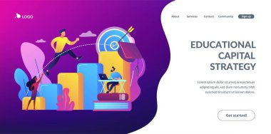 Gol başarısı, kariyer terfisi, okul mezuniyeti. Eğitim yörüngesi, eğitim sermayesi stratejisi, eğitim yolu kavramınızı belirleyin. Web sitesi indirme web sayfası şablonu.