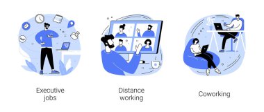 İş fırsatı soyut konsept vektör çizimleri.