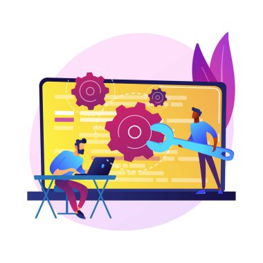 Özel biçim betik vektör konsepti metaforu