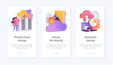 Web sunucu platform uygulama arayüzü şablonu.