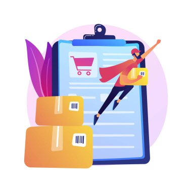 Çevrimiçi sipariş servisi vektör konsepti metaforu.