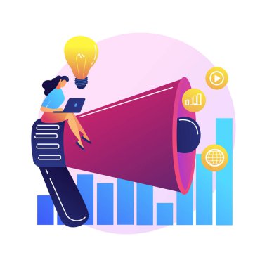 Müşteri çekimi vektör konsepti metaforu.