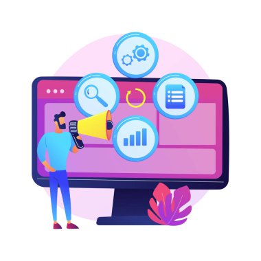 Girişim vektör konsepti metaforu