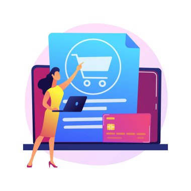 Ödeme vektörü konsepti metaforu.