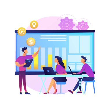 Grup toplantısı vektör metaforu