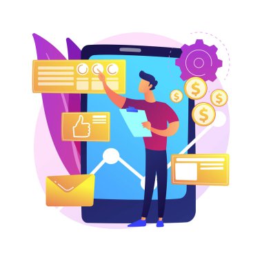 Veri analizi vektör konsepti metaforu