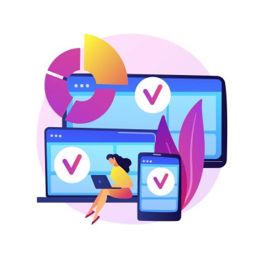 Çeşitli aygıt vektör metaforuna giriş yap