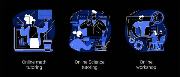 Aprendizagem personalizada conceito abstrato vetor ilustrações. — Vetor de Stock