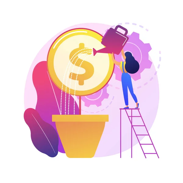 Profit growth vector metaphor — 스톡 벡터