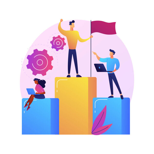 Метафора концепции командной работы и лидерства