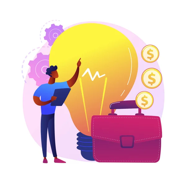 New business idea vector concept metaphor — Stock Vector