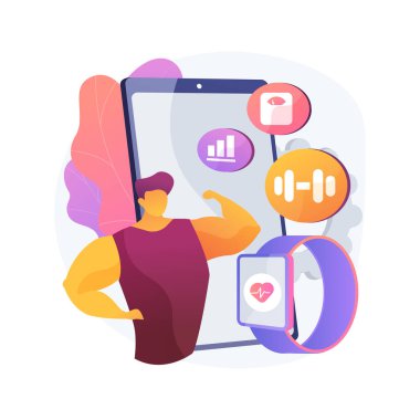 Akıllı eğitim soyut konsept vektör çizimi.