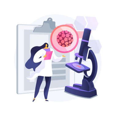 HPV soyut konsept vektör çizimi için risk faktörleri.