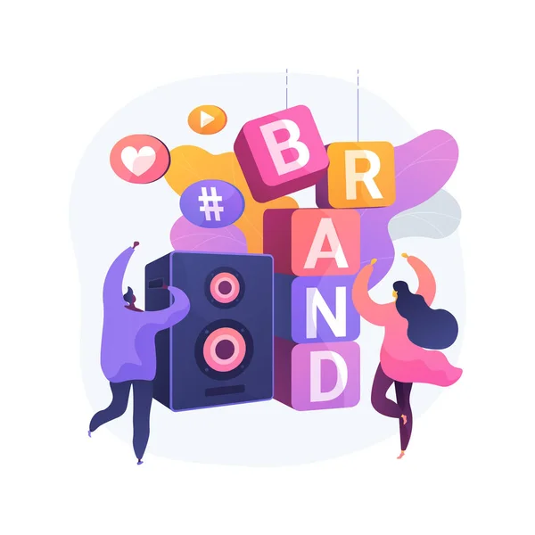 Brand event abstract concept vector illustration. — Stock Vector