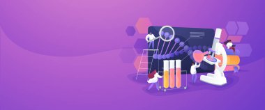 Genetik test konsepti başlığı