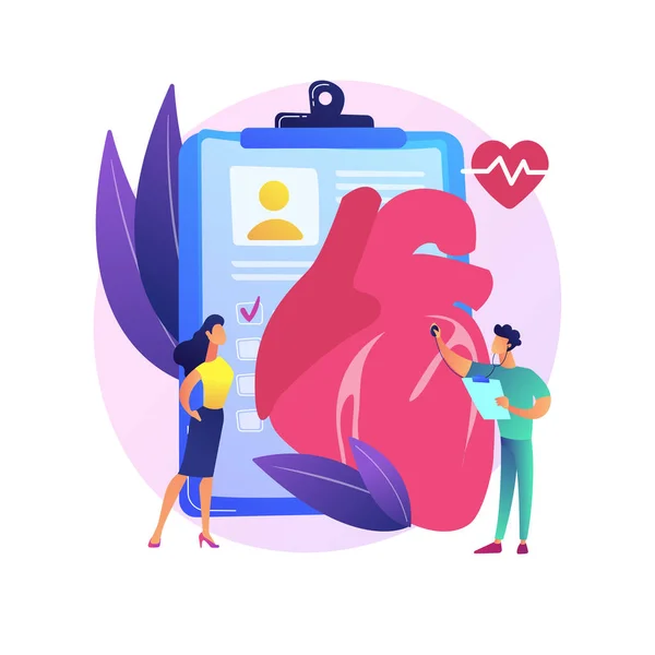 Hypertensie Abstracte Concept Vector Illustratie Cardiologisch Probleem Hoge Bloeddruk Meetapparaat — Stockvector