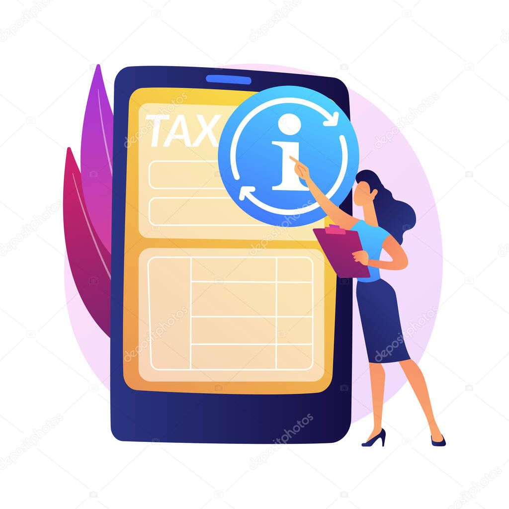 Updating financial information. Tax return. Reload site, new data, reset webpage. Redo wrong option. Done correctly. Proceed further. Vector isolated concept metaphor illustration.