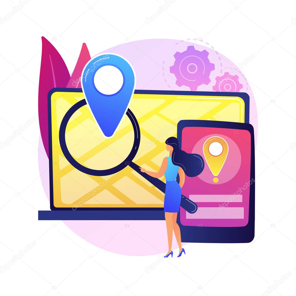 Cross-device tracking abstract concept vector illustration. Multi device use and reports, one user profile, cross-device tracking capability, analytics, device identification abstract metaphor.