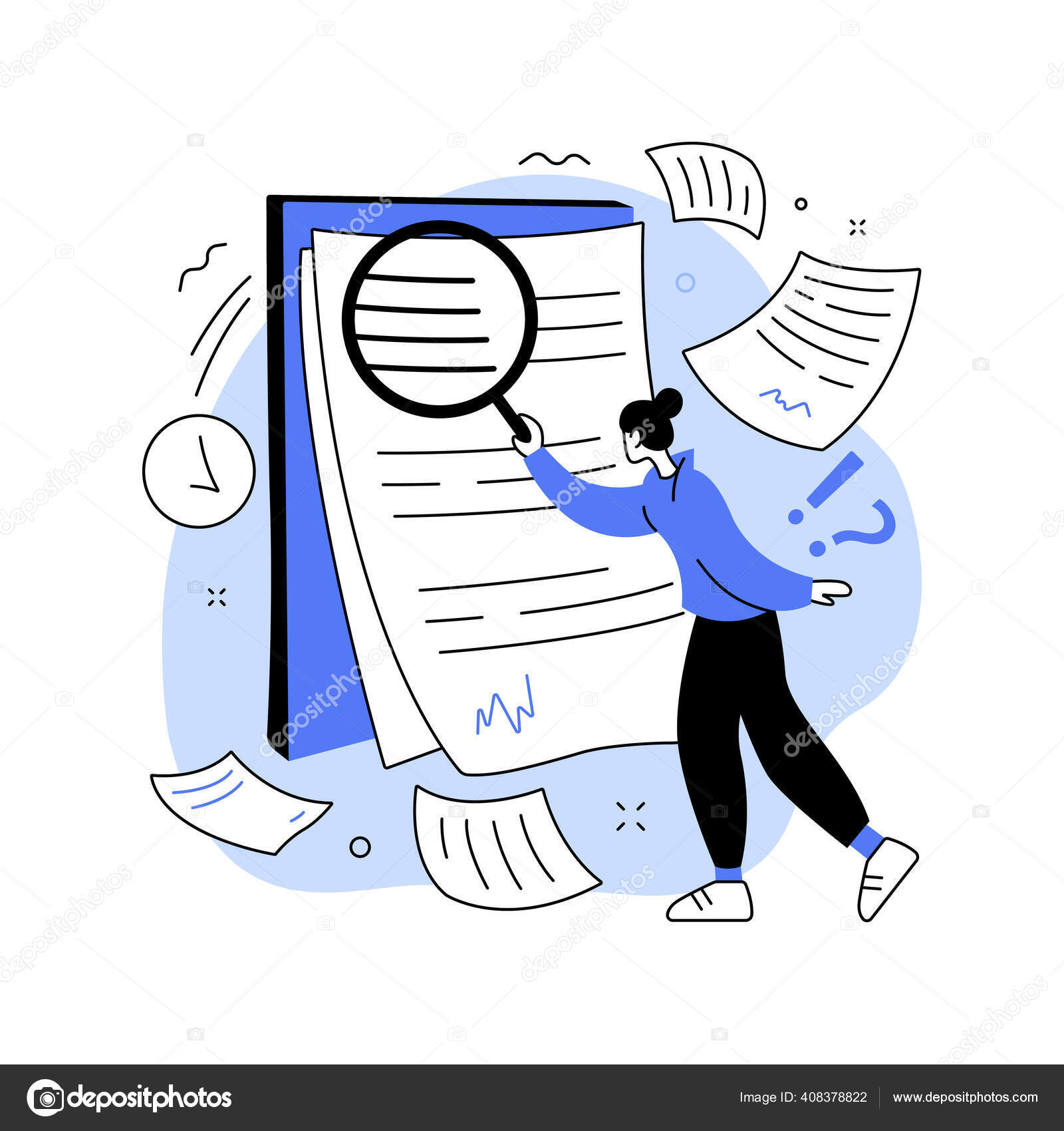 Terms Conditions Abstract Concept Vector Illustration Legal Notice 